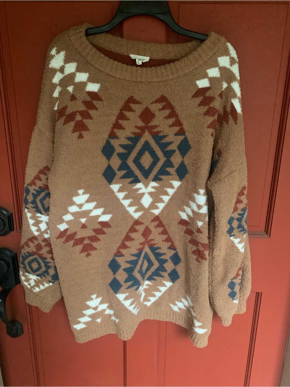 Vintage Inspired Western Oversized Sweater